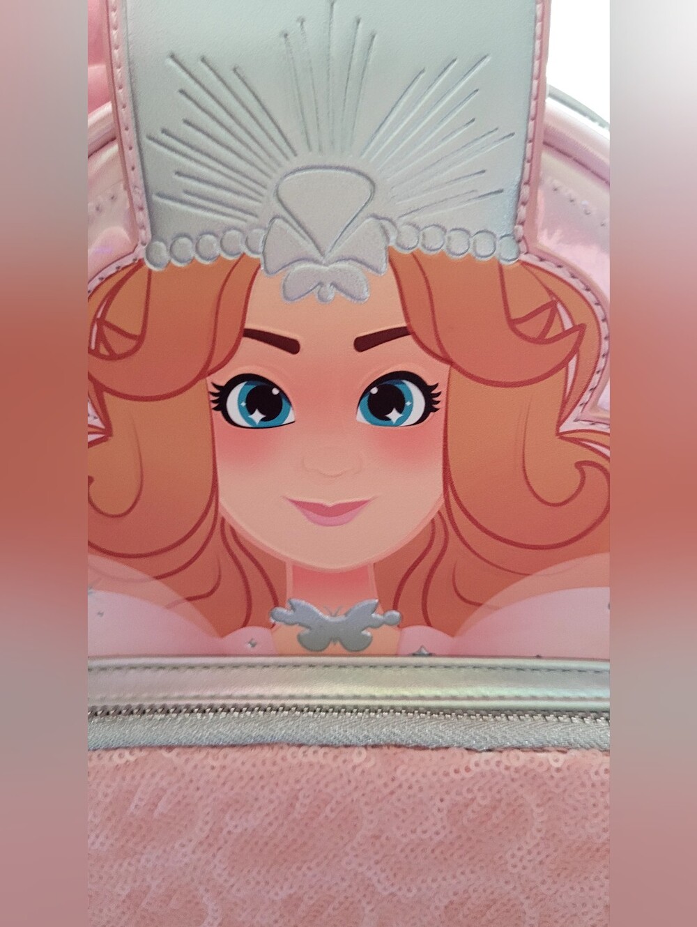 *Flawed* NWT Loungefly Warner Brothers Wizard Of Oz Glinda Mini Backpack - Picture 3 of 11